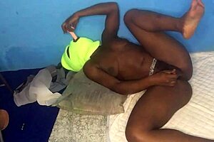 Ebony Gal Seduces Boss With Blowjob