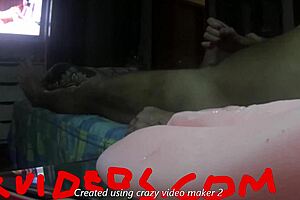 Genifer wife amateur handjob with masturbation in private setting