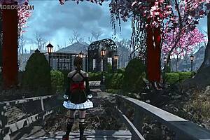 Fallout 4 Slutty Brunette Banged Hard in Wild Anime Action!