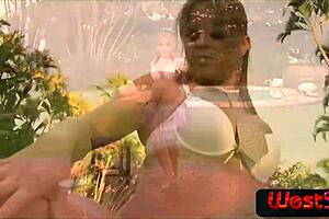 Fernandinha's hot ass takes it deep with Fernanda and Vitor Gaúcho! Wow, what a ride!