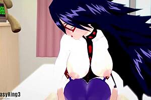 Kayama Nemuri's Intense Boobjob and Missionary Fuck in Boku no Hero