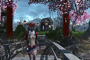 Fallout 4 Slutty Brunette Banged Hard in Wild Anime Action!