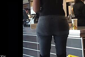 Big Juicy Ebony Ass Displayed