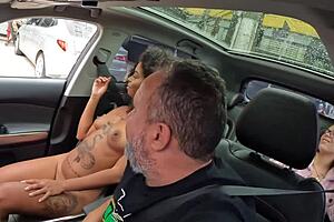 Aycha Martinelly Naked On Streets With Curly Hair