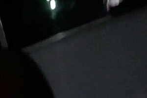 Handjob on big cock ends with explosive cumshot.