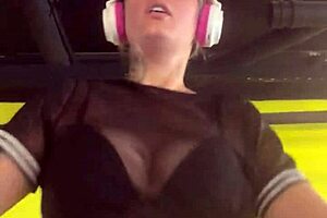 Gym Visit In Panties Leaves Her Dripping Wet Between Legs.