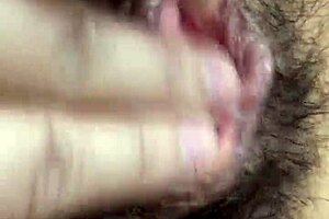 Close-up view of a laughing reaction after an intense moment