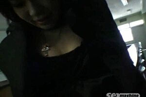 Japanese Slut Sucks Cum Off Dick