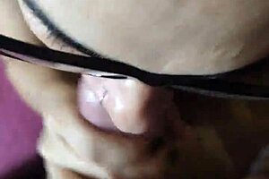 Teen Giving Oral to Small Head