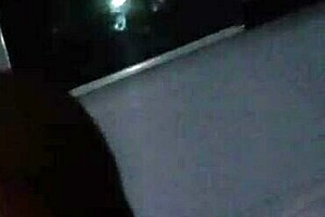 Handjob on big cock ends with explosive cumshot.