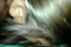 Oral sex session with deep sucking and licking