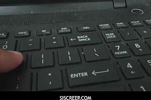 i offered my stepbro riley star's pink pussy on the sofa for intense fucking and blowjob action