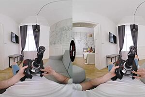 virtual taboo vr with brunette blowjob and handjob in pov feels so tempting