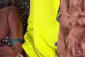 Ebony slut nookiescookies sucks roommate's cock in dorm creampie