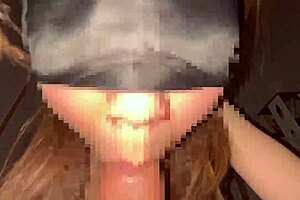 she says, 'suck my cock harder' blindfolded