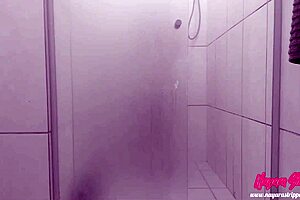 Nayara The Little Blonde Taking A Relaxing Bath.