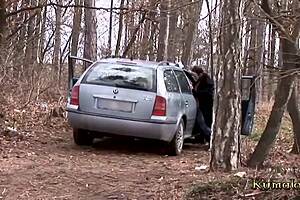 Kumalott Teen Blonde Caught in Outdoor Anal Scene