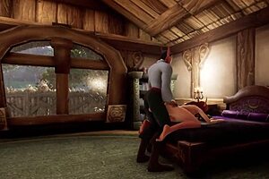 a night with hot elf milf redhead warcraft parody