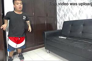 Amateur colombian prostitute engages in deepthroat blowjob and anal assfucking with homemade pussy masturbation