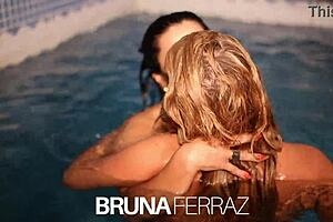 Bruna Ferraz and Marcia Imperator's wild pool party fun!