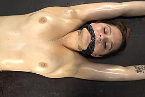 Model Bound and Tormented in Dungeon