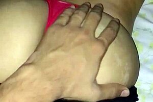 i bent over the blonde latina milf and fucked her hard while we were alone, her natural tits bouncing wildly