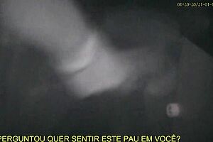 Girlfriend Enjoys Detailed Erotic Glory Hole Fun in Cabin with Friend.