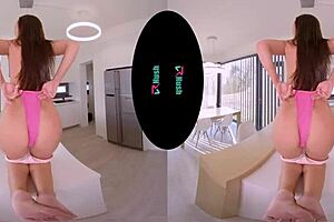 Yo, VRhush Vinna Reed gets her tight pussy slammed hard in wild VR action!