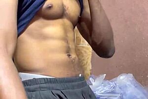 dude, jerking that big black dick till cumshot