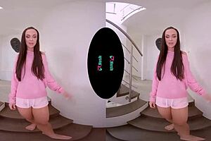 Yo, VRhush Vinna Reed gets her tight pussy slammed hard in wild VR action!