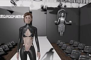Fallout 4 Fashion Week 01 Cute Brunette In 3d Anime