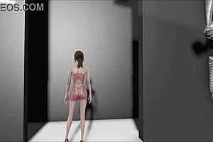 Fallout 4 Fashion Week 01 Cute Brunette In 3d Anime