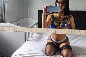 i guide you to cum on my tattooed brunette tits