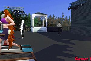 Naruto seduces Haku, fucks her hard