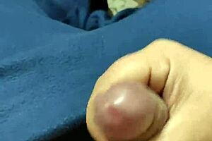 feeling so aroused, i masturbate to an intense cumshot