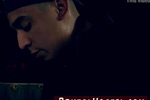 Hot teen footjob leads to lucky guy fucking bound teen in hardcore bondage.