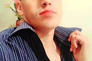 Jerking Off Monster Cock in Shirt!