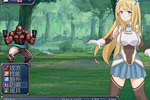 Blonde teen 18+ bends over for doggystyle in village ritual hentai