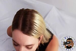 Jayden black delivers intense sloppy blowjob in pov