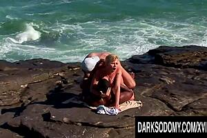 Seaside adventure with gorgeous busty blonde Tarra White