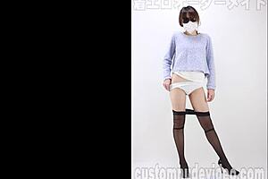 Girl with beautiful legs in stockings