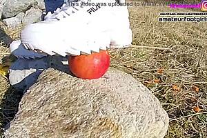 Nylon feet pretty sexy fila disruptor shoeplay nylon feet and crush trample girl plays with her sweaty fila sneakers and shows her stinky wet nylons sweaty stinky fila