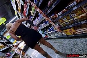 blonde amateur gets anal and cumshot in pussy