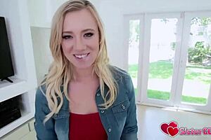 Stepsiblings Fuck Bent Over in Kitchen, Hide from Stepmom