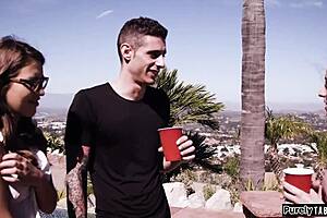 Ts Jessy Bells indulges in self-sucking and bareback fun.