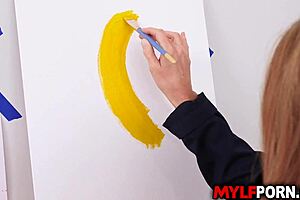 India Summer, Smoking Hot Milf Artist, Nude Fuck Painting With Johnny Castle