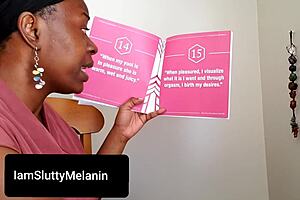 teacher chats about her ebony pussy power