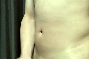 Asian Japanese guy shows off his smooth bare body in detail