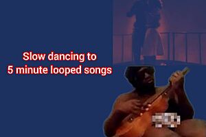 We danced for the first time as a couple