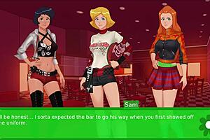 totally spies paprika trainer part 15 - redhead and blonde whores spied on with small tits and asses in cartoon slut action